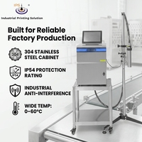 Imprimante CIJ IPS-C240 375m/min IP54 avec écran tactile 10,1 pouces, machine de codage à jet d'encre continu pour l'impression de la date d'expiration et des numéros de série