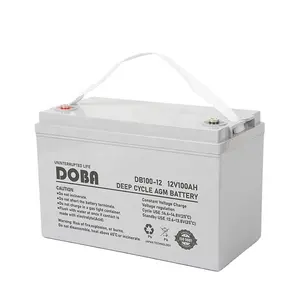 加密狗低价高科技DB100-12 12V 100Ah逆变器凝胶铅酸AGM太阳能电池