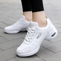 Chaussures de danse pour femmes, grande taille, transfrontalières, rembourrées, avec tige en polyuréthane, semelle extérieure en EVA, talon bas – Chaussures de marche sportives et décontractées
