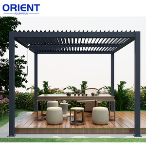 Pergola en aluminium sur mesure <span class=keywords><strong>3x4</strong></span> 6x3 10x10, gazebo imperméable, <span class=keywords><strong>abri</strong></span> <span class=keywords><strong>de</strong></span> <span class=keywords><strong>jardin</strong></span> extérieur - Product Image 5