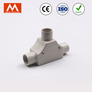 כמו 2053 פלסטיק מתאם צינור צינור מחבר PVC גמיש צינור פיקוח טי באיכות טובה PVC צינור טי מחבר - Product Image 3