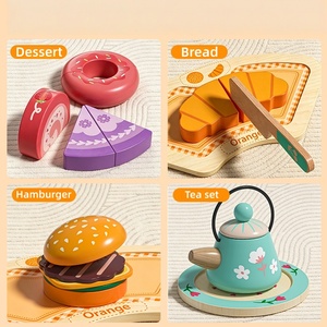 Ensemble de thé en <span class=keywords><strong>bois</strong></span> pour le jeu de rôle, <span class=keywords><strong>jouet</strong></span> de <span class=keywords><strong>cuisine</strong></span> pour enfants, jouets alimentaires, ensemble de <span class=keywords><strong>cuisine</strong></span> pour enfants, <span class=keywords><strong>cuisine</strong></span> de jeu - Product Image 3