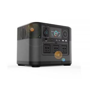 Station solaire portable 1200W MPPT pour voiture et camping en extérieur, utilisation d'urgence pour camping-car EU/UK avec batterie lithium-ion et lampe de poche - Product Image 1