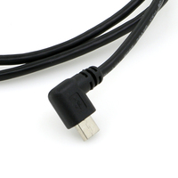 Câble d'extension Micro USB mâle-femelle à double coude à 90 degrés, personnalisé, à charge rapide USB 2.0, données, deux extrémités, OTG, 1 m, 2 m, 3 m, 10 m