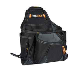 Free Sample Small Tool Belt Pouch with Belt <b>Clip</b> Attachment 9 Pockets Tradesman Tool <b>Bag</b> Pouch with Electrician Tool Holster - Product Image 1