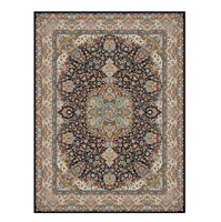 Tapis en soie persan super doux tapis de sol élégant fait à la main Design traditionnel haute densité parfait pour la décoration intérieure