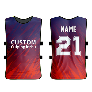 เสื้อกีฬาแบบสวม ซับลิเมชั่นสั่งทำพิเศษ สำหรับผู้ใหญ่ แห้งเร็ว ผลิตจากโพลีเอสเตอร์ สีแดงไล่เฉดสีม่วง - Product Image 6