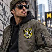 Patchs TPU personnalisés en gros, motif écusson à carreaux, à coudre, avec logo personnalisé pour vestes bomber, vêtements urbains et articles vestimentaires