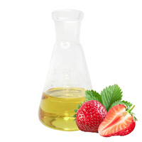 Huile essentielle à la saveur de fraise à haute concentration pour l'industrie alimentaire, huile aromatique à la fraise de qualité supérieure, prix en gros