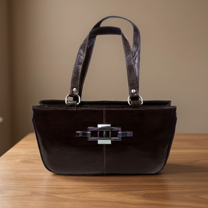 Bolso de Mano Tipo Clutch de Piel de Becerro/Vaca de Lujo, Impermeable, Duradero, Ligero y Ecológico, con Cierre de Cremallera, Elegante, para Mujer, Tamaño Grande - Product Image 6