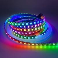 Bande lumineuse LED Dream Color Smd 5050 5V 12V 5m étanche adressable numérique WS2812 WS2812b RGBW Rgbic RGB SK6812