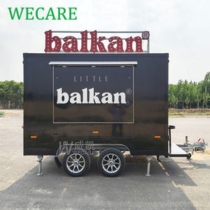Wecare Small Street Food Truck <span class=keywords><strong>Pizza</strong></span> Catering auto da cucina Mobile Mini Food roulotte - Product Image 3