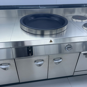 KOCHEF <span class=keywords><strong>Friteuse</strong></span> électrique commerciale à boulettes avec design à vue ouverte et armoire de rangement-Équipement de cuisine pour restaurant - Product Image 2