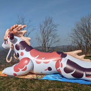 Dragon géant gonflable Ride On Animals Costume pour adulte Piscine Flotteur Dragon Pvc Publicité Jouet Fête Vacances Diy Décorations - Product Image 2