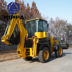 Rippa nhà sản xuất Trung Quốc nhà máy 6 tấn 7 tấn Mini retroexcacadora bánh xe backhoe loader - Product Image 4