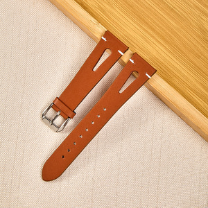 Correa de <span class=keywords><strong>reloj</strong></span> de cuero genuino con diseño hueco en forma de V, correa delgada y cónica, pulsera elegante y lujosa para <span class=keywords><strong>mujer</strong></span>, compatible - Product Image 6