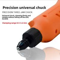 Perceuse sans fil rechargeable 12V à vitesse variable, réglage progressif, commande unique, multifonctionnelle, équipée d'une fonction de meulage pour usage domestique