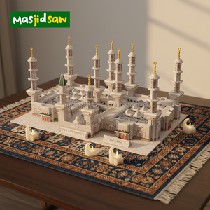 Puzzle 3D en mousse EPS Masjidsaw - Modèles à assembler de la Mosquée <span class=keywords><strong>Al</strong></span>-Nabawi, de la Grande Mosquée de la Mecque (Kaaba) et de la Mosquée <span class=keywords><strong>Al</strong></span>-Haran (Médine, Arabie Saoudite) - Product Image 4
