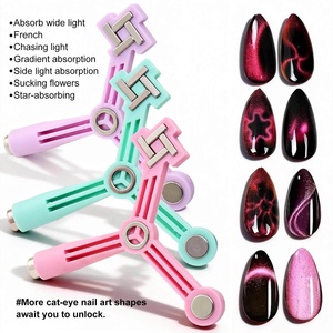 Outil magnétique multifonctionnel 4-en-1 pour ongles effet œil de chat, compatible avec tous les vernis gel œil de chat - Product Image 3