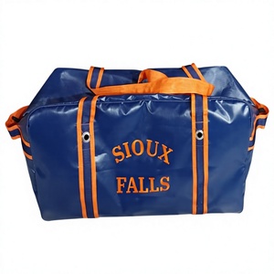 Sac de sport de hockey sur glace en polyester imperméable grande capacité avec fermeture éclair, design personnalisé, pour voyage et rangement extérieur, ajustable - Product Image 1