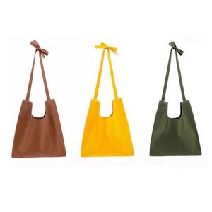 กระเป๋าผ้าแคนวาสแบบมินิมอลสั่งทำพิเศษ  รีไซเคิลได้ พร้อมโลโก้ - Product Image 2