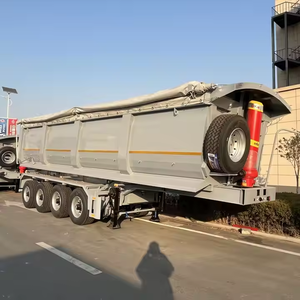 Semirremolque Volquete Automático Tipo U de Servicio Pesado Directo de Fábrica - 2/3/4 Ejes, Capacidad de Carga de 30T-80T para Transporte de Arena/Carbón - Product Image 6