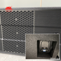 Subwoofer passif double 18 pouces 1200W Nominaux 4800W de crête 4 Ohms 139dB Haut-parleur de basses audio professionnel pour concerts et festivals LA-218B