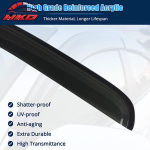 Pare-soleil en acrylique pour Ford Mustang 94-04, déflecteur de vent, protection des vitres latérales des portes de voiture, lot de 2 pièces - Product Image 3