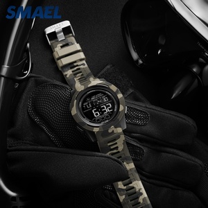 Reloj Deportivo SMAEL 8105MC de Camuflaje para Hombre, con Pantalla LCD Digital, Resistente al Agua, Cronógrafo, Correa de Plástico, Estilo Casual, Electrónico - Product Image 5