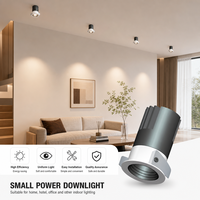 Plafonnier encastré LED COB 15W certifié SAA, anti-éblouissement, dimmable, IP54, CRI90, pour intérieur