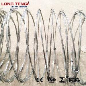 <span class=keywords><strong>รั้ว</strong></span>ลวดม้วน BTO 22<span class=keywords><strong>ลวดหนาม</strong></span>เหล็กชุบสังกะสีแบบจุ่มร้อนรั้วลวดมีดโกน - Product Image 4
