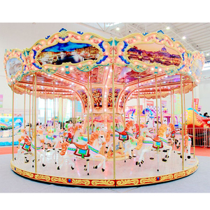 Carrusel de Caballos para Jardín en Oferta, Carrusel Giratorio para Niños en Venta - Product Image 2