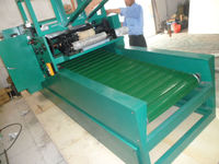 Machine automatique de rembobinage de film étirable et de découpe de rouleaux de papier aluminium