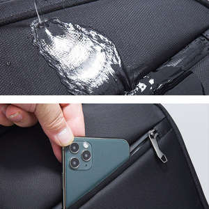 Sac à dos pour ordinateur de grande capacité de 17 pouces, pour hommes et femmes, voyage d'affaires, imperméable, en tissu Oxford, multifonction, port USB, étudiants - Product Image 5