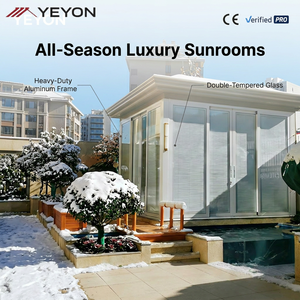 Yeyon 2026 Solarium professionnel pour marché mondial, prêt pour l'importation internationale, pour importateurs, dépot, usage résidentiel, véranda extérieure, maison en verre - Product Image 1