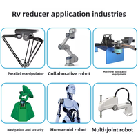 Réducteur micro-cyclique pour articulation robotique, haute précision, haute rigidité, type d'angle, rapport 81:1, 4000 tr/min, ODM, Fourniture directe usine