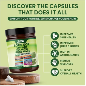 <span class=keywords><strong>Prix</strong></span> d'usine OEM – Capsules d'extrait de corossol 24-en-<span class=keywords><strong>1</strong></span> – Complément alimentaire sain pour adultes avec soutien immunitaire – 2 capsules par jour - Product Image 2