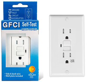 Presa GFCI 15A <span class=keywords><strong>TR</strong></span> WR Resistente alle Intemperie, Antimanomissione, con Auto-Test Automatico, Interruttore Differenziale - Product Image 2