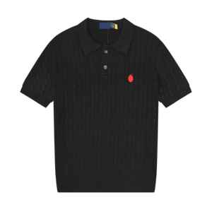 T-shirt <span class=keywords><strong>polo</strong></span> en tricot personnalisé pour homme avec logo brodé, coton de haute qualité, manches courtes, <span class=keywords><strong>polo</strong></span> pour homme, Habits Homme - Product Image 5