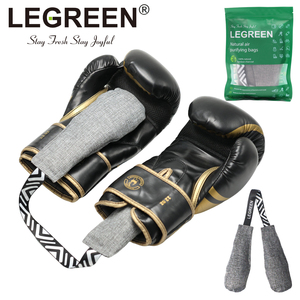Desodorizantes para guantes de boxeo LEGREEN, absorben el olor y la humedad, desodorizante para equipo de boxeo, inserto desodorante deportivo, bolsa de carbón activado natural. - Product Image 1