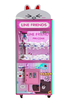 Offre Spéciale d'arcade à pièces Petite grue à griffes Machine à griffes en peluche