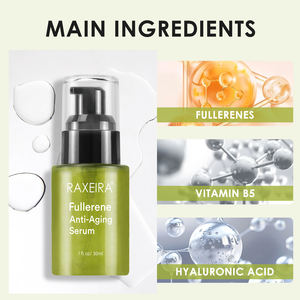 Prezzo di fabbrica Fullerene acido ialuronico siero Anti-invecchiamento per la riparazione del viso di bellezza Anti-<span class=keywords><strong>età</strong></span> sbiancamento alla rinfusa siero per la cura <span class=keywords><strong>della</strong></span> pelle - Product Image 4