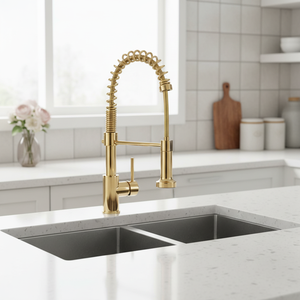 Grifo de la cocina latón plata negro oro flexible pull out cocina bar grifo del fregadero pull down pulverizador - Product Image 5