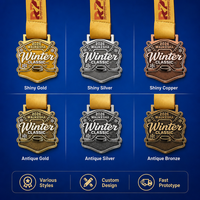 Prix d'usine, vente en gros, personnalisez votre propre logo, médaille en alliage de zinc 3D dorée, médaille de marathon, médaille sportive personnalisée en métal