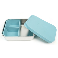 Boîte à lunch en acier inoxydable personnalisé en acier inoxydable sans Bpa pour les enfants Vente en gros de matériaux de qualité alimentaire