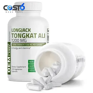 Ashwagandha Men's Health Support Muscle Mass Wholesale Tongkat Ali Extract Capsules Horny Goat Weed Capsules