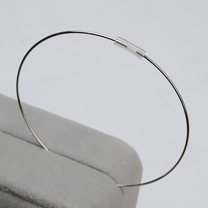 S925 Silver DIY Accessory Women's Fashion 0.8mm <b>Beaded</b> <b>Bracelet</b> with 0.9mm Silk 488 - Product Image 3