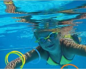 Havuz dalış halka yüzmek parti renkli havuz lavabo oyuncak sualtı yüzme havuzu dalış halkası eğitim aksesuar oyuncak - Product Image 2