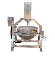 Marmite de cuisson industrielle de 1000 L en acier inoxydable 304 avec mélangeur planétaire, fonction vapeur, gaz et électrique
