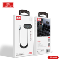 EARLDOM BT5.0 Kit de coche Transmisor FM inalámbrico Receptor Reproductor MP3 Puerto T3 Carga USB Nuevo diseño para función manos libres estéreo